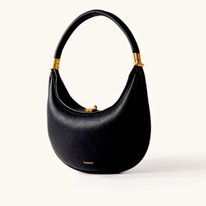 Songmont Luna Bag - Black Pebbled Leather Like New 🖤💛